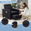 HOMCOM Chair Bed, Sleeper Chair with Pillow, Side Pockets-549080661