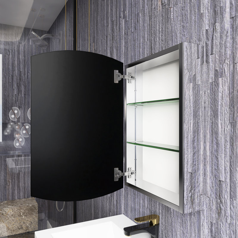 Armoire à pharmacie à miroir Zètes, 26 po x 16 po