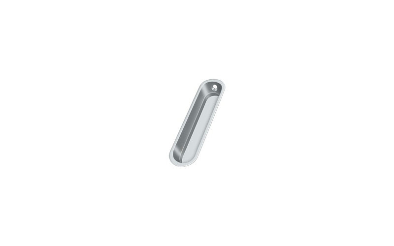Cup / Bin Pull, Polished Chrome