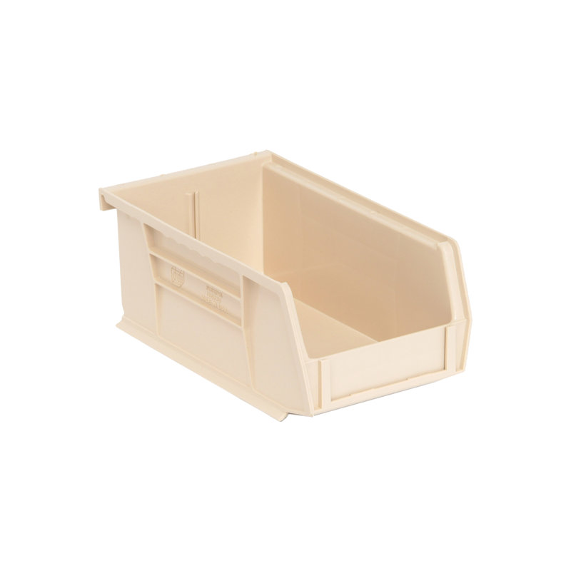  QUS220CL - Ensemble de 24 bacs de rangement ultra-résistants empilables et suspendus L 8 po x l 5 po x H 3 po, Clair