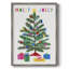 «Colorful Christmas Collection B», reproduction encadrée - bois massif-1717064617