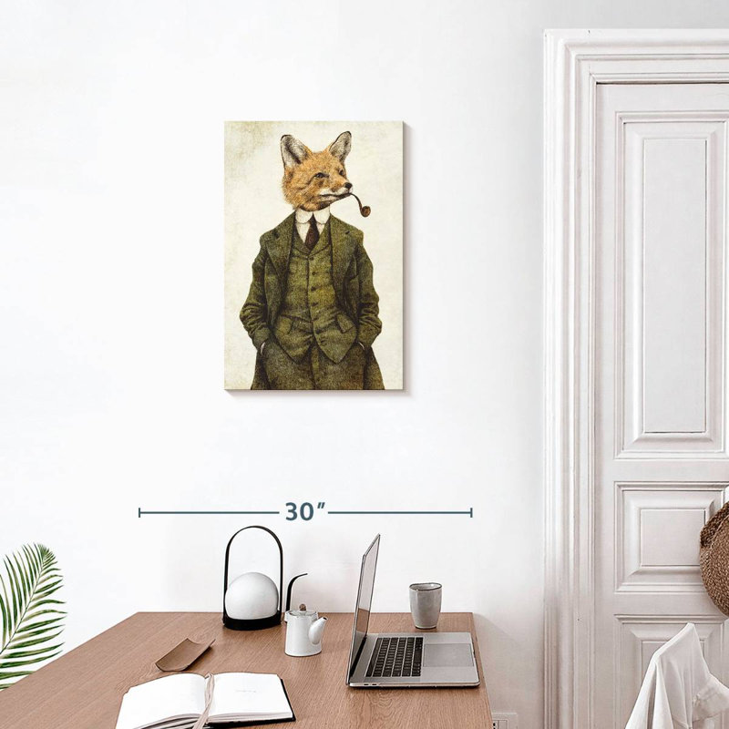 Ketti The Fox, 24" H x 16" W