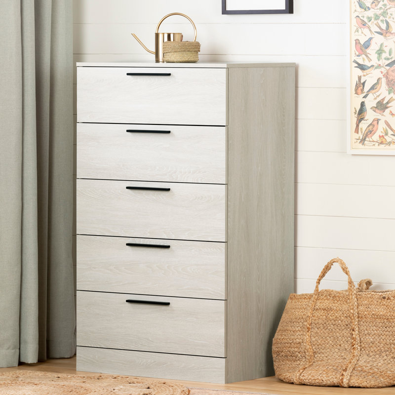 Step One Essential 5-Drawer Chest , Winter Oak