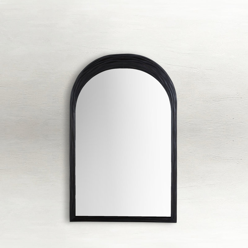 Swell Accent Mirror, Sesame Black