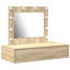 Glass Medium Mirror Vanity Table-1651553470