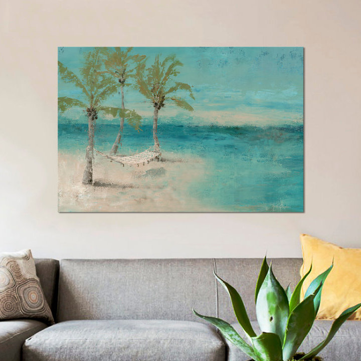 «Beach Day Landscape II», reproduction sur toile, H 40 po x l 60 po x P 1,5 po, Toile tendue