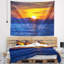 Pavillon marin en bois avec tapisserie marine-28504043
