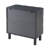 Modern 3 Drawer Chest Of Drawer With Wave Design Front In Black-437295614
