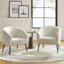 Chaise avec accoudoirs modernes 27,5 po Cadie