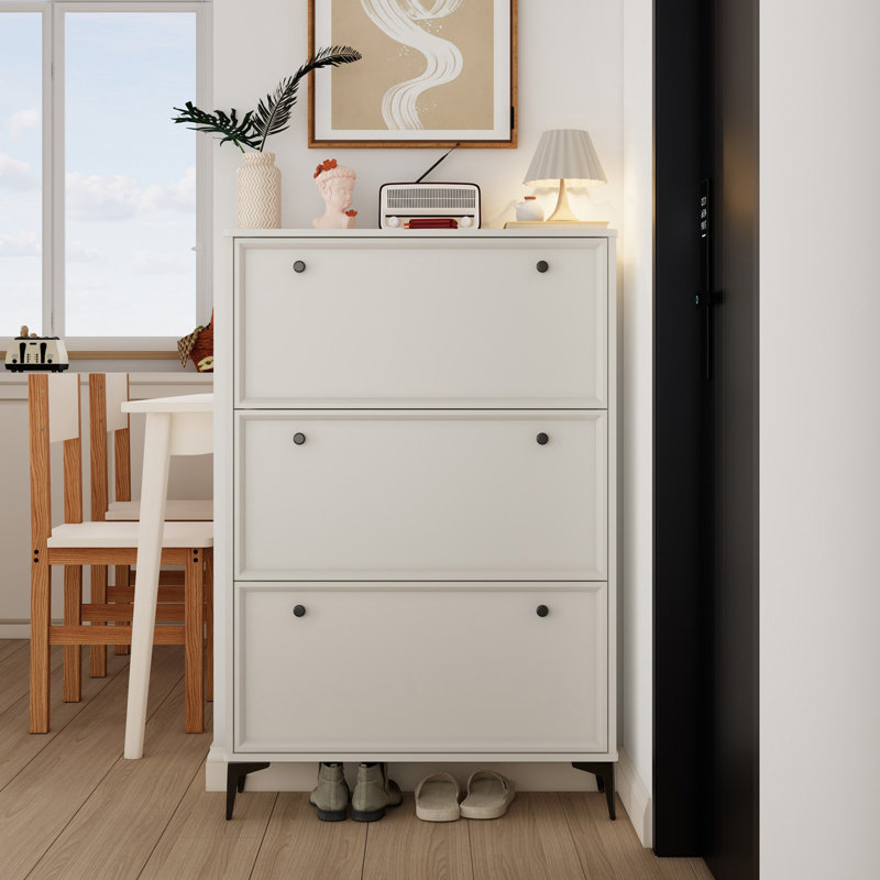16 Pair Shoe Storage Cabinet