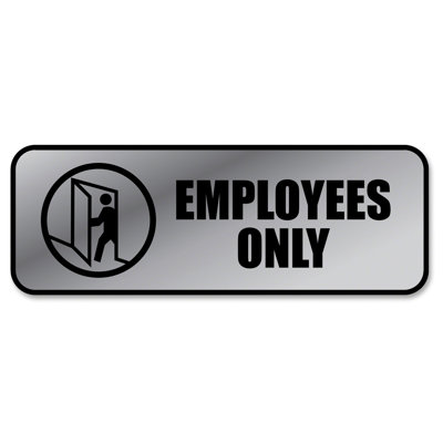 Employees Only Sign