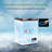 LifePlus Chest Freezer 3.5 Cu.ft. Deep Freezer Compact Water Cooler for Apartment Home-99340597