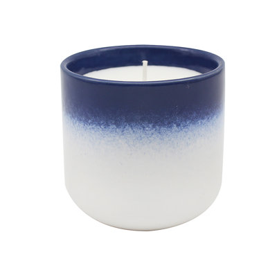 Scented Jar Candle with Ceramic Holder