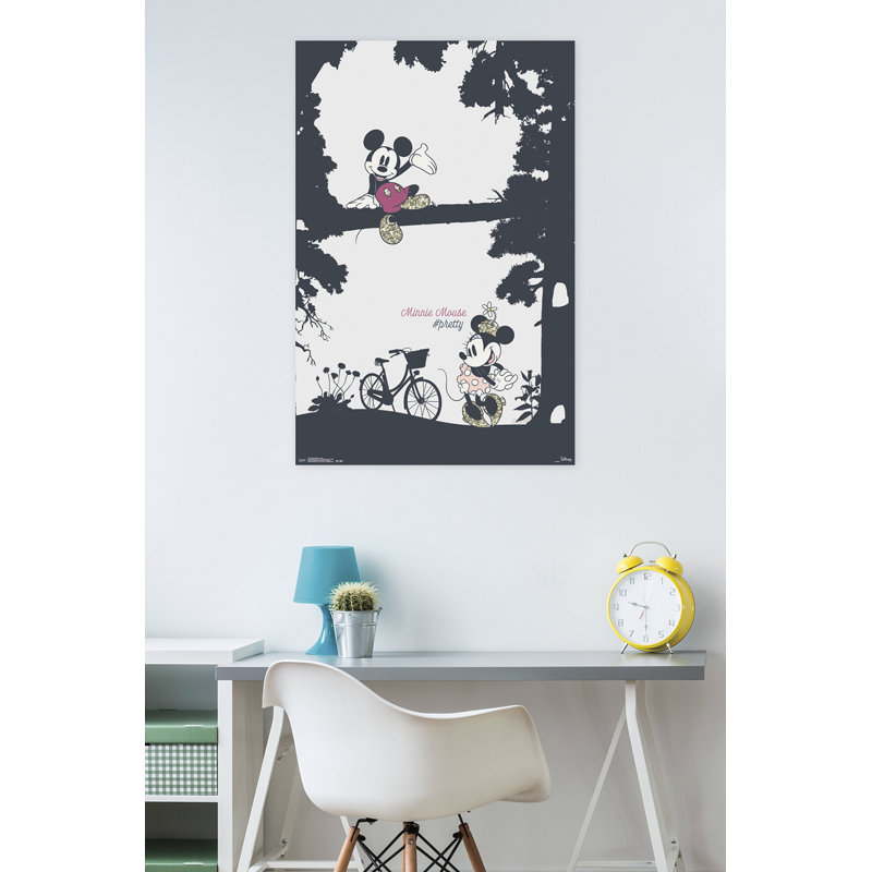 Minnie mouse-impression sur papier