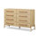 Commode 8 tiroirs Karsten - Placage de chêne
