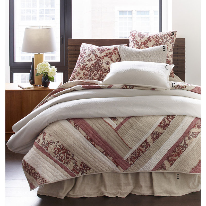Ensemble de housse de couette Arkla Percale - très grand, Housse de couette très grand et 2 taies décorati