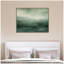 «Tonal Abstract Comforting Sage Emerald Forest Green Landscape horizontal» par The Creative Bunch Studio, reproduction d'art sur toile encadrée