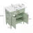 Bathroom Vanity with Sink, 2 Doors and Adjustable Shelf-1255966255