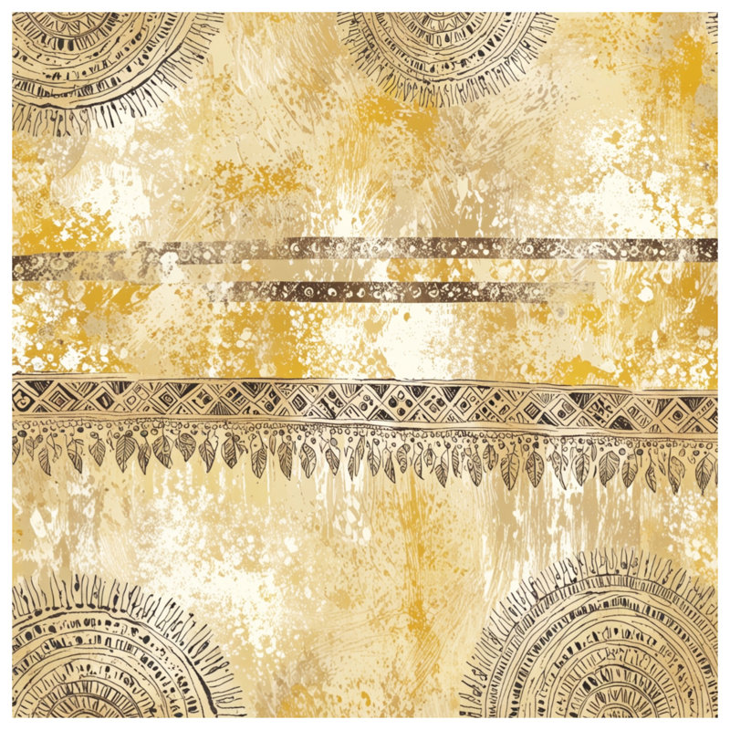 Housses de couette à motif tribal Mandala, Twin