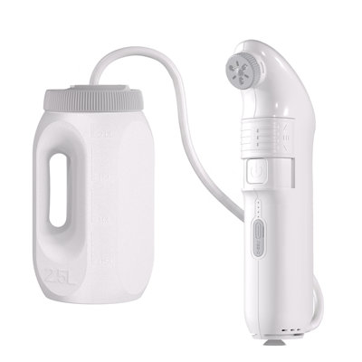 Toilette portative multifonctionnelle de 2,5 litres avec tête de filtration WOW Wower