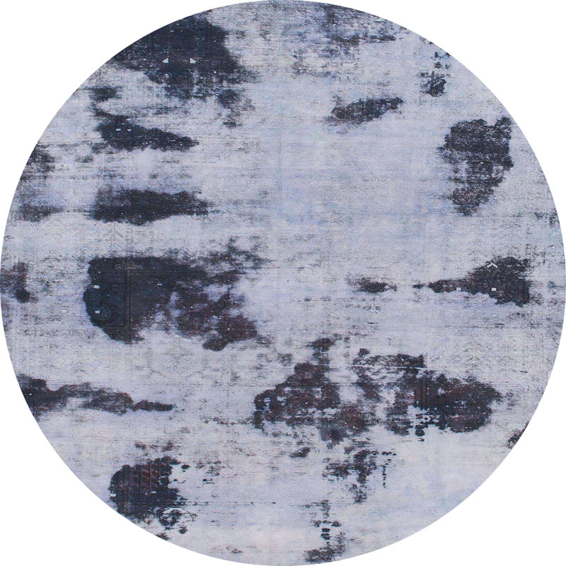 Abstract Indoor Rug, Round 3'