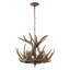 Dimitri 6-Light Brown Antler Chandelier