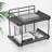 Aaja 2 Piece Metal Floating Shelf-518662569