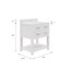 Ensemble de meuble-lavabo simple 30 po avec plateau en marbre blanc de Carrare Doucette-1803987717-1780813645