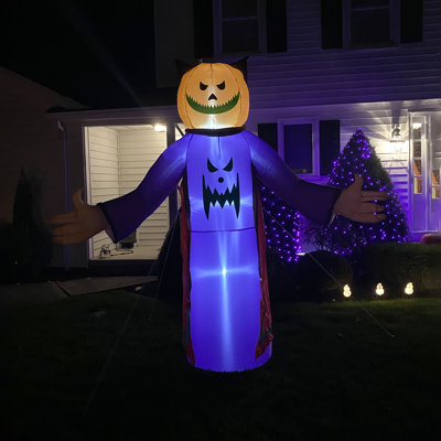 8' Lighted Jack-O-Lantern Grim Reaper Inflatable Outdoor Halloween Decoration -  Northlight Seasonal, NORTHLIGHT ZG92286