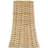 Hilmar Rattan Handmade Woven Decorative Brown Vase with Gold Metal Base