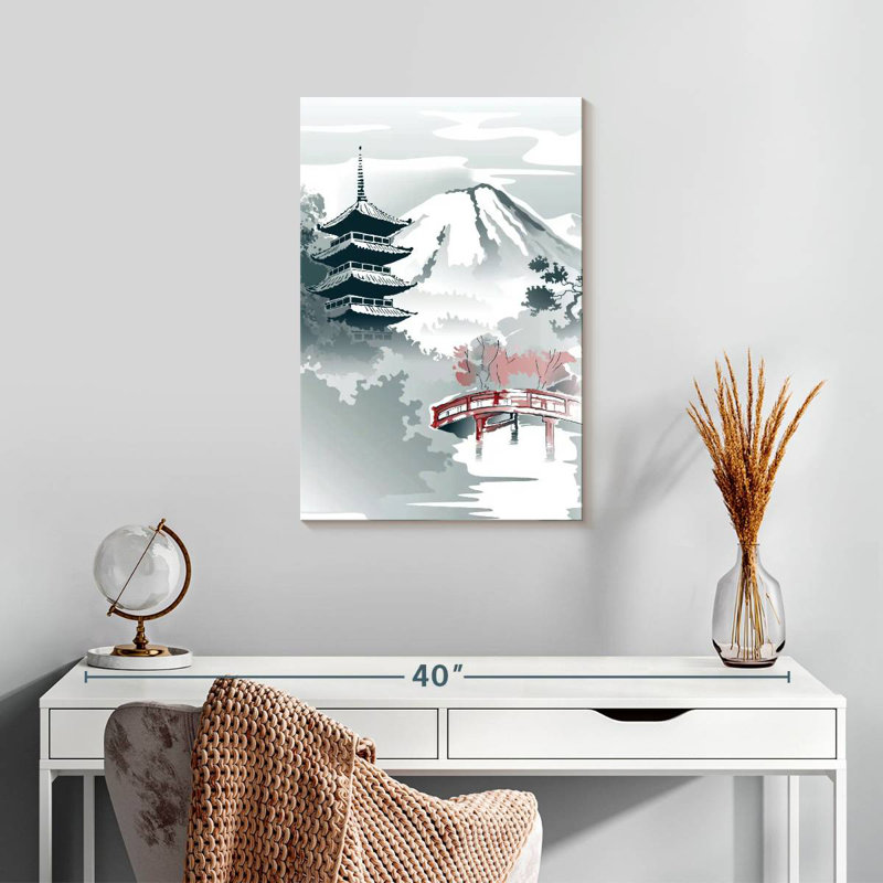Aime Japanese Bridge, 24" H x 16" W