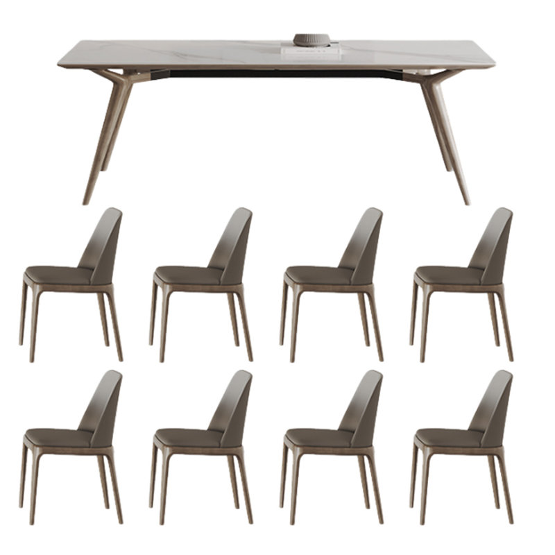 Table et chaise de salle à manger de luxe Home Light, H 29,5 po x L 78,7 po x l 39,3 po