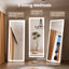 Miroir pleine grandeur à DEL à intensité variable-1592290964