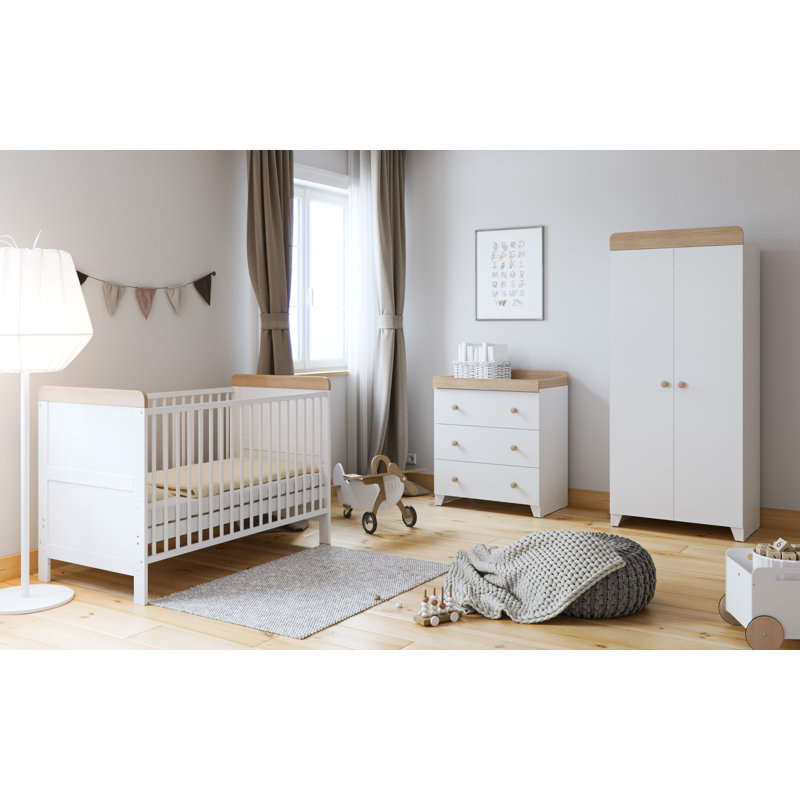 Classic Changing Unit, White & Oak