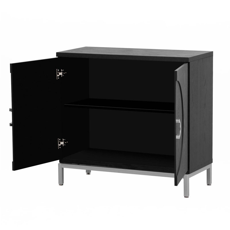 Simple Storage Cabinet Accent Cabinet, Black