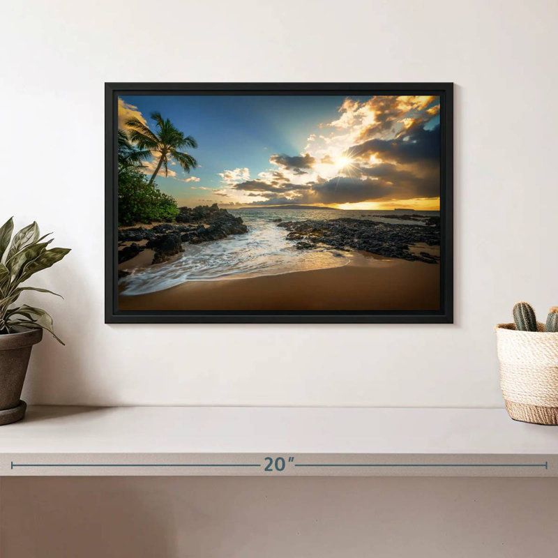 Gillard Makena Cove, ciel coucher de soleil, H 9 po x l 13 po