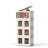Stackable Collapsible Plastic Storage Bins with Lids – 150 QT Closet Organizers with Doors, 19” L x 12.2” W-1695074807