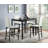 Amaro Upholstered Counter Stool with Metal Frame-1335348786