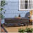 REGENT STORAGE BENCH WITH METAL RACK