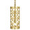 Quatrefoil 1 - Light Lantern Cylinder Pendant