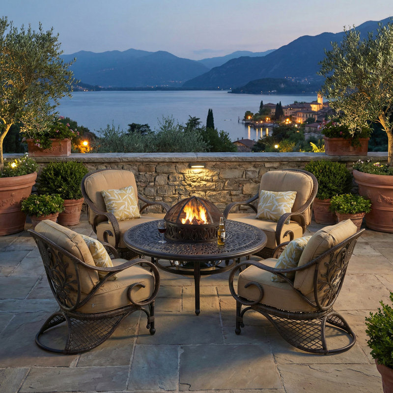 Morisel - Person Patio Conversation Set