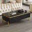 Coffee Table with 2 drawers black-1161713910