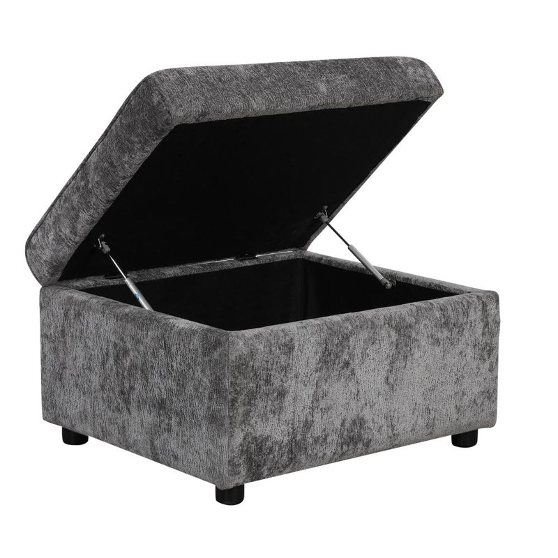 Sectional Sofa, Gray Chenille