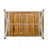 55.12" Rectangular Patio Table with X-Shaped Legs