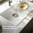 HIGOLD 30'' L Single Bowl Quartz Kitchen Sink, Undermount Farmhouse Workstation Black-122512349