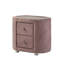 Table de chevet rembourrée en velours 1pc