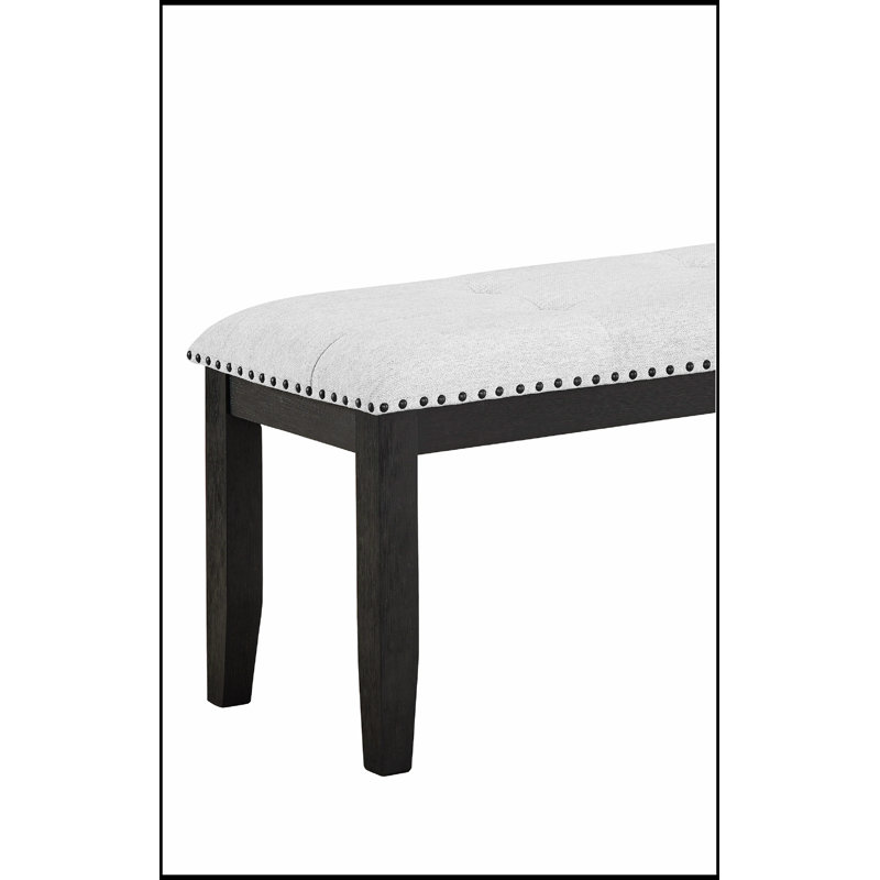Banc de salle à manger rembourré 1pc