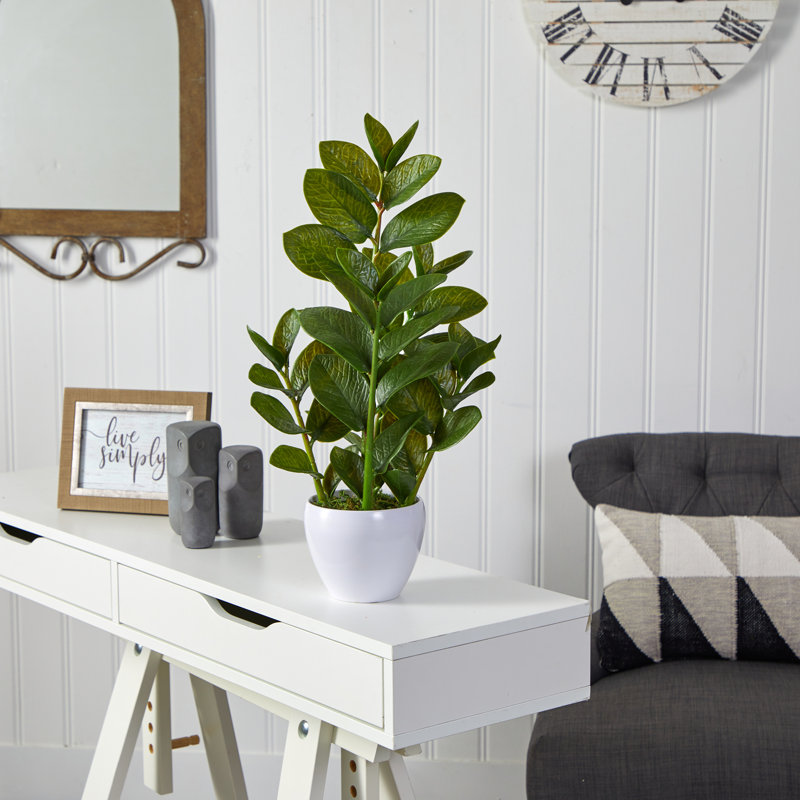 22 po Zamioculcas artificiel en pot
