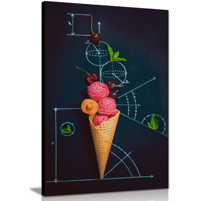 Geometry In Summer by Not An Artist - Wrapped Canvas Print