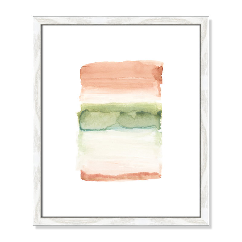 Skye II - Cadre photo, reproduction d'art sur papier, H 19 po x l 16 po x P 0,75 po, Papier encadré blanc